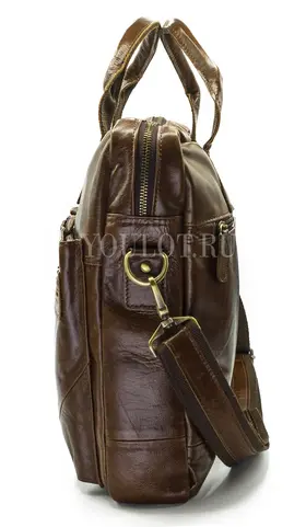 Мужской кожаный портфель Briefcase ​0087# для ноутбука и документов