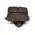 Мужской кожаный портфель Briefcase 33666# Brown с плечевым ремнем