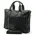 Мужской кожаный портфель Briefcase KR2804 Black через плечо для документов