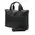 Мужской кожаный портфель Briefcase KR2804 Black через плечо для документов