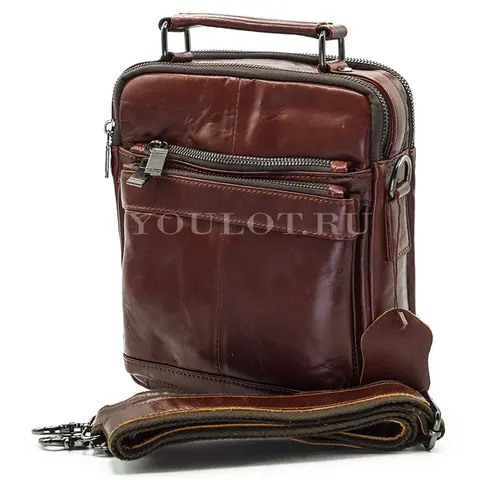 Сумка через плечо, барсетка мужская Briefcase 503S из натуральной кожи