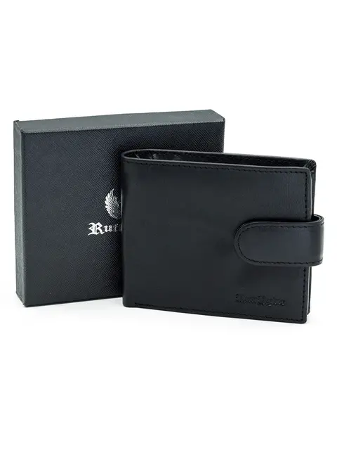 Классический мужской кошелек Ruff Ryder 38497W из натуральной кожи