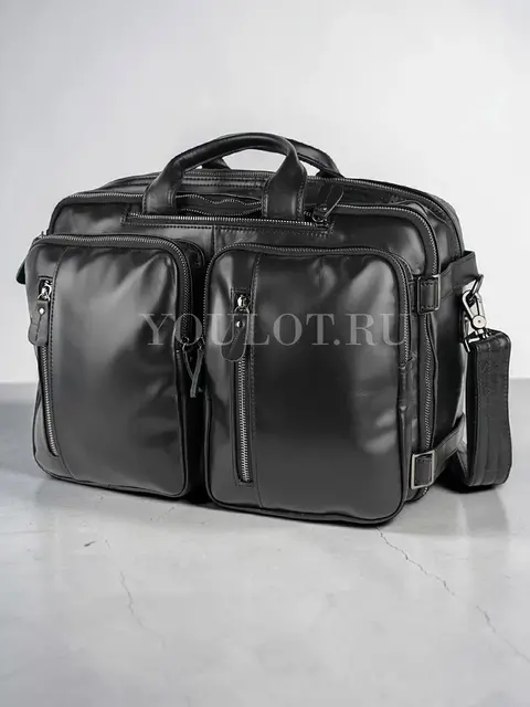 Сумка-рюкзак Briefcase 432, трансформер из натуральной кожи
