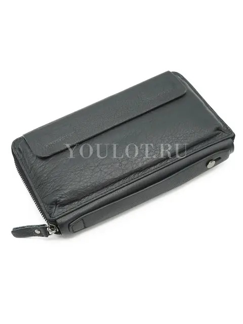 Клатч мужской кожаный Briefcase 9043BL для телефона