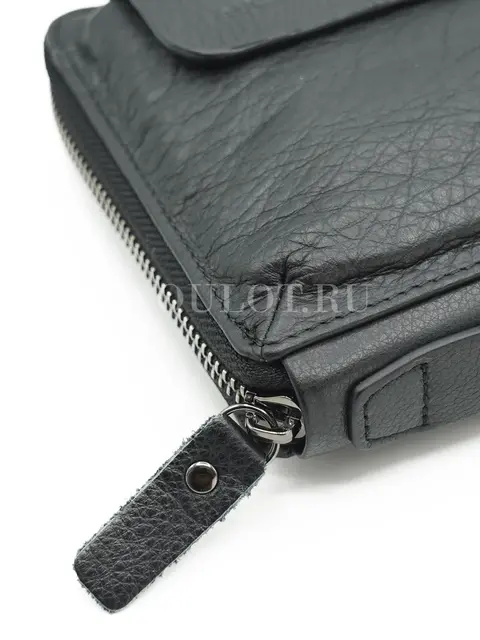 Клатч мужской кожаный Briefcase 9043BL для телефона
