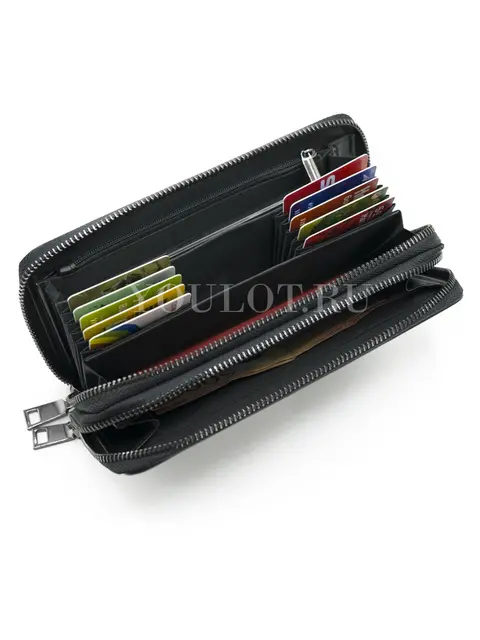Клатч из натуральной кожи Briefcase B1003, кошелек - портмоне