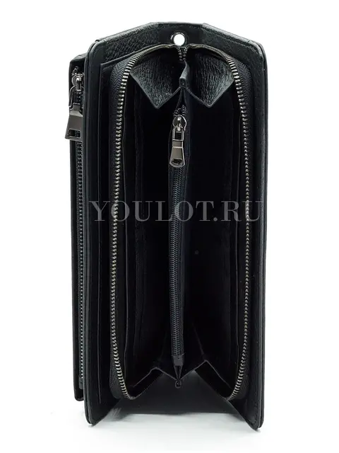 Мужской кожаный клатч Briefcase K162-28 на молниях
