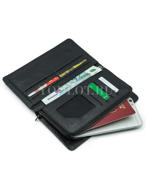 Мужской кожаный клатч Briefcase K162-28 на молниях