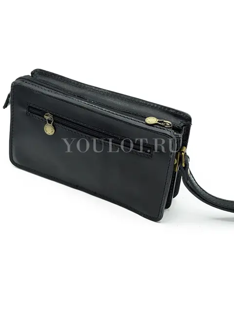 Клатч мужской с карманом для телефона Briefcase 302 BLACK
