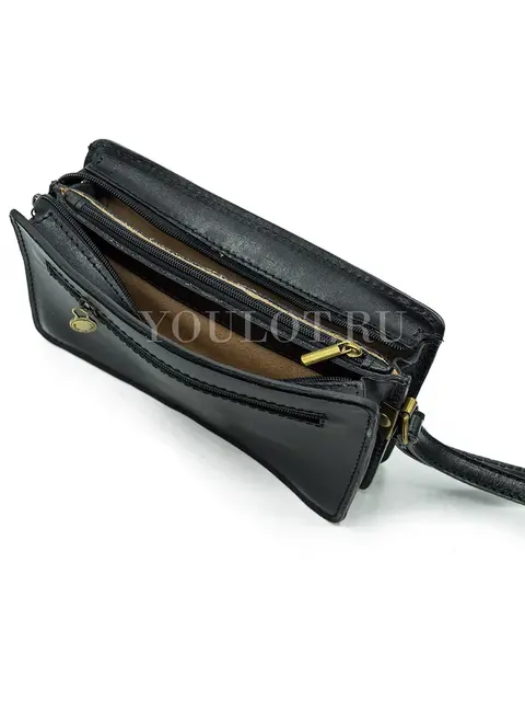 Клатч мужской с карманом для телефона Briefcase 302 BLACK