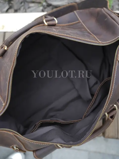 Сумка дорожная из натуральной кожи с отделом для обуви Briefcase 52