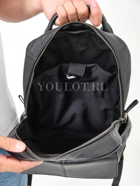 Рюкзак мужской кожаный для ноутбука 15" и документов A4