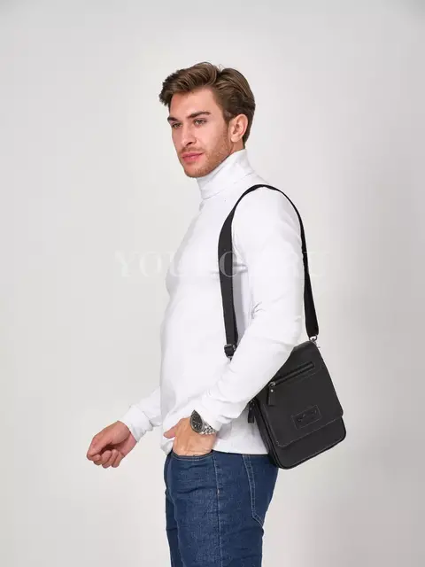 Сумка мужская через плечо из натуральной кожи Ryff Ryder 1838
