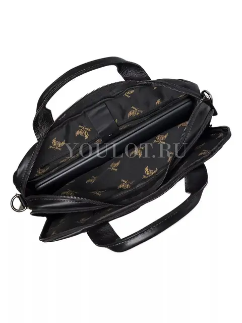 Портфель-сумка Ruff Ryder 4063-1 из натуральной кожи для ноутбука и документов