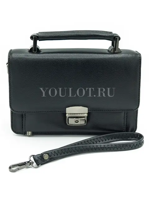 Барсетка мужская на плечо Briefcase C5282-18 черная