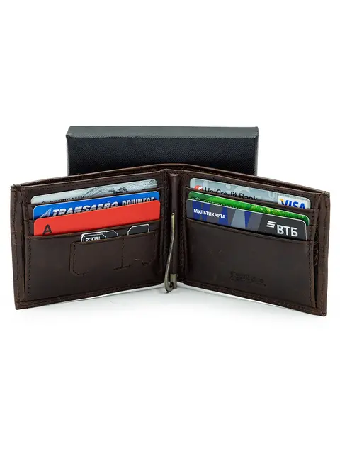 Зажим для денег на магнитах Ruff Ryder 38481KP-2 из натуральной кожи