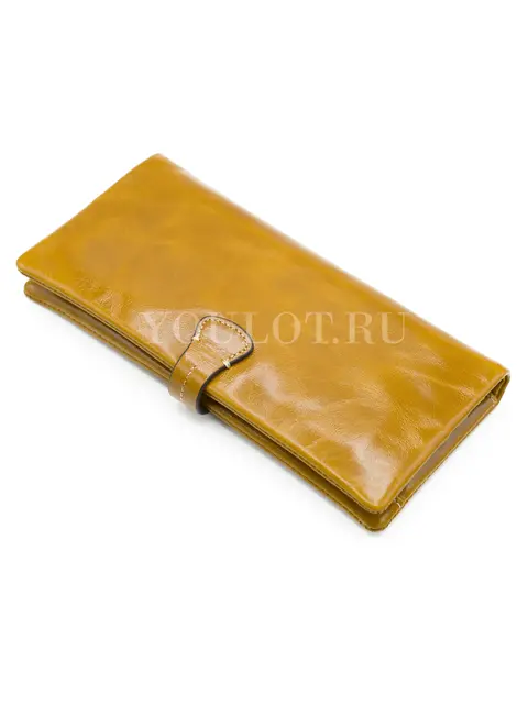 Многофункциональный кожаный кошелек для женщин Briefcase 2148 светло-коричневый