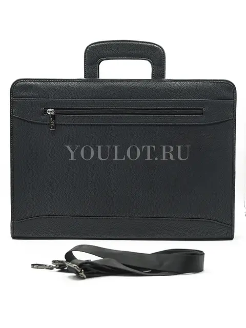 Папка для документов формата А4 Briefcase 2882-01 BLACK с выдвижными ручками