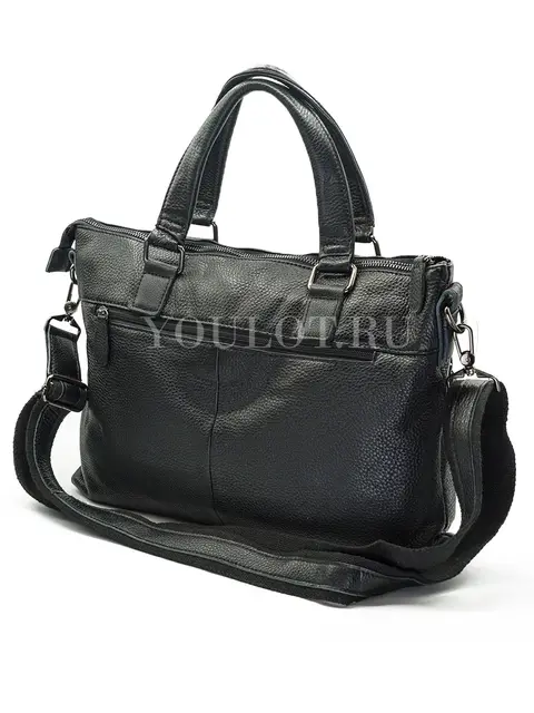 Мужской кожаный портфель Briefcase​с 33662# ручками и съемным плечевым ремнем