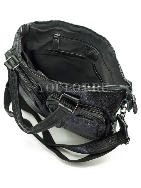 Мужской кожаный портфель Briefcase​с 33662# ручками и съемным плечевым ремнем