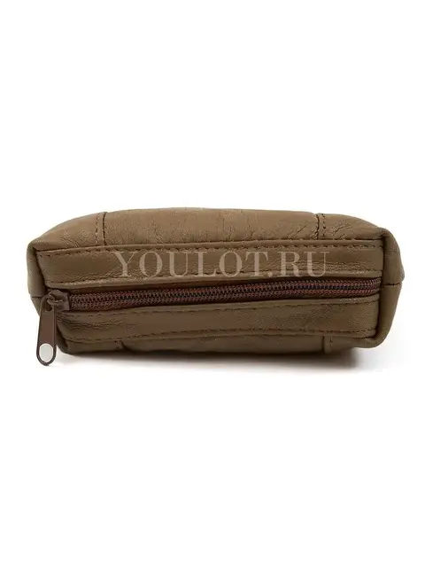 Кошелек женский кожаный с минималистичным дизайном Briefcase 391244/0 бежевый