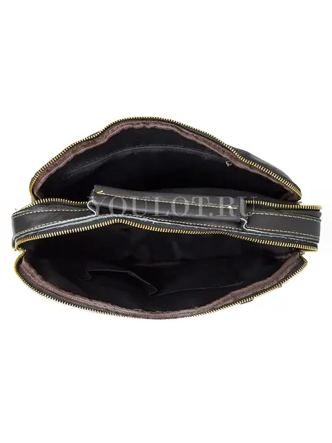 Портфель мужской кожаный Briefcase 5035 с плечевым ремнем