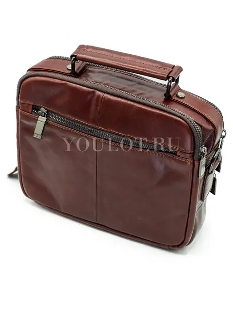 Сумка через плечо, барсетка мужская кожаная Briefcase 509S