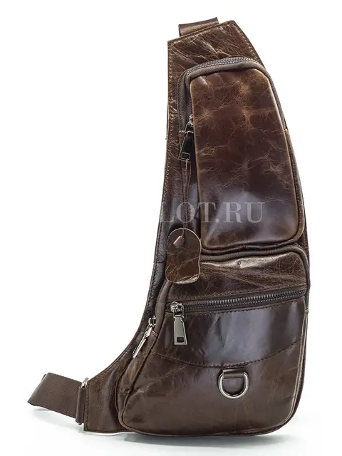 Сумка на плечо мужская из натуральной кожи Briefcase 6023#