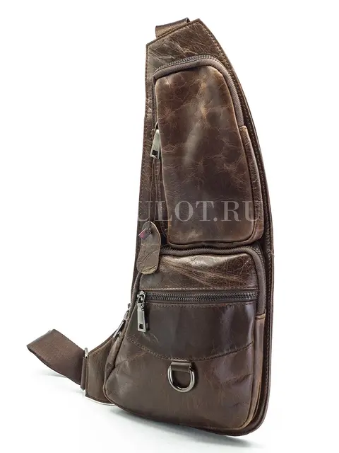 Сумка на плечо мужская из натуральной кожи Briefcase 6023#