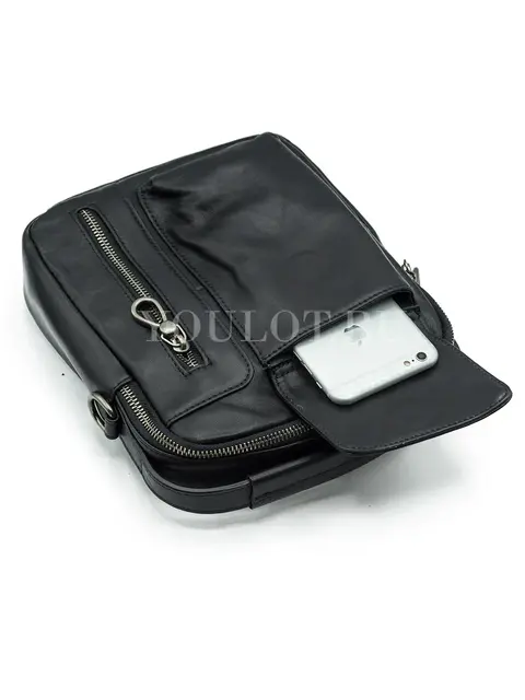 Сумка через плечо мужская, барсетка Briefcase 9119 кожаная