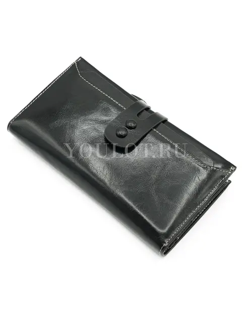 Кошелек женский из натуральной кожи с современным дизайном Briefcase TP-193-1 черный