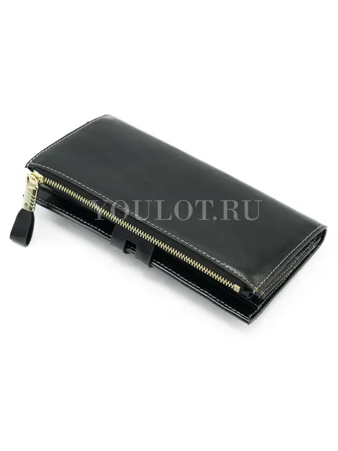 Кошелек женский из натуральной кожи с современным дизайном Briefcase TP-193-1 черный