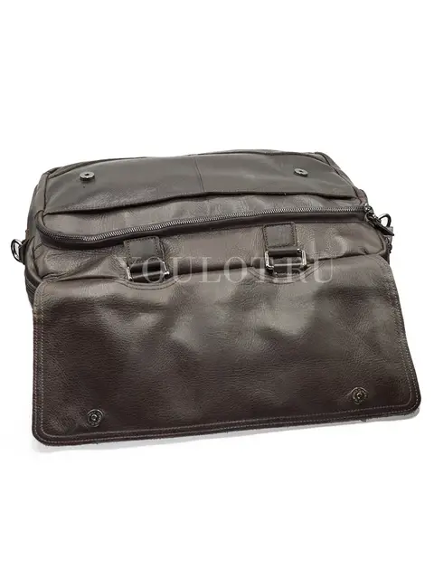 Мужской кожаный портфель Briefcase СМ1\Г BROWN с отделением для ноутбука