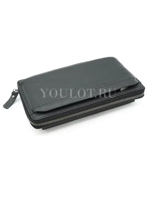 Клатч мужской кожаный Briefcase 9043BL для телефона