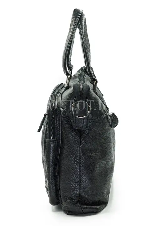 Мужской кожаный портфель Briefcase​с 33662# ручками и съемным плечевым ремнем