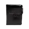 Маленький кошелек женский Briefcase 6019 кожаный черный