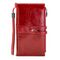 Кошелек Briefcase для денег и документов красный лак