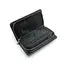 Мужской черный клатч Briefcase 7M-106 кожаный с двумя молниями
