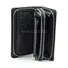 Мужской черный клатч Briefcase 7M-106 кожаный с двумя молниями