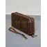 Клатч мужской Briefcase 1003 с двумя молниями из натуральной кожи, кошелек - портмоне
