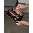 Клатч мужской Briefcase 1003 с двумя молниями из натуральной кожи, кошелек - портмоне