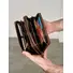 Клатч мужской Briefcase 1003 с двумя молниями из натуральной кожи, кошелек - портмоне