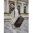 Сумка дорожная из натуральной кожи с отделом для обуви Briefcase 52