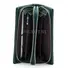 Женский кошелек с двумя молниями Briefcase 03D 9907-4 GREE кожаный зеленый