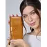 Вместительный кожаный кошелек для женщин с монетницей и молнией Briefcase 8236 хаки