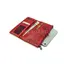 Женский кошелек с большим количеством карманов Briefcase C2152 из натуральной кожи красный