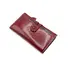Женский кошелек с большим количеством отделений Briefcase TP-193-4 из натуральной кожи красный